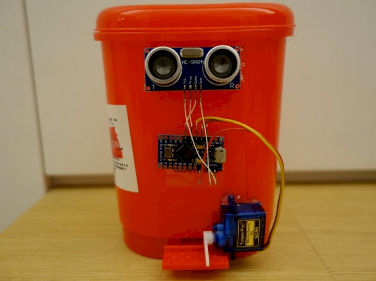 Ultrasonik Sensör İle Akıllı Çöp Kutusu